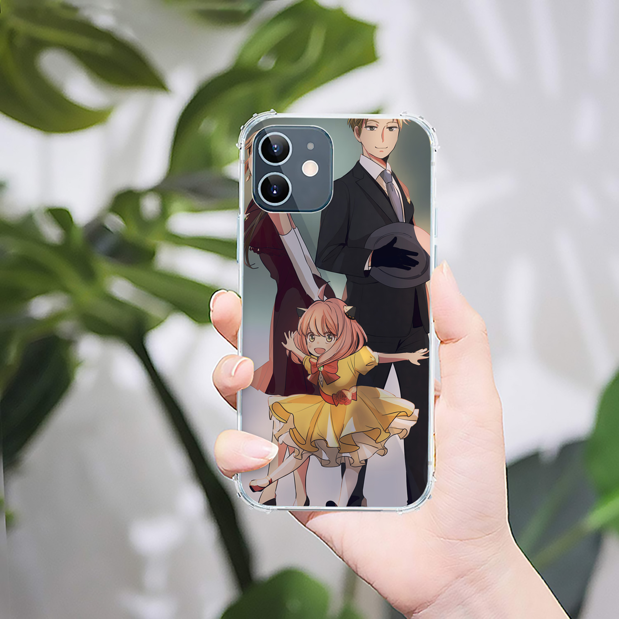 （画像用） SPY×FAMILY间谍家家酒 【iPhone 12シリーズ対応】透明スマホケース（クリアソフトケース）